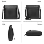 Real Leather Purse for Women Crossbody Bag Travel Shoulder Handbag Vintage Tassel Zipper